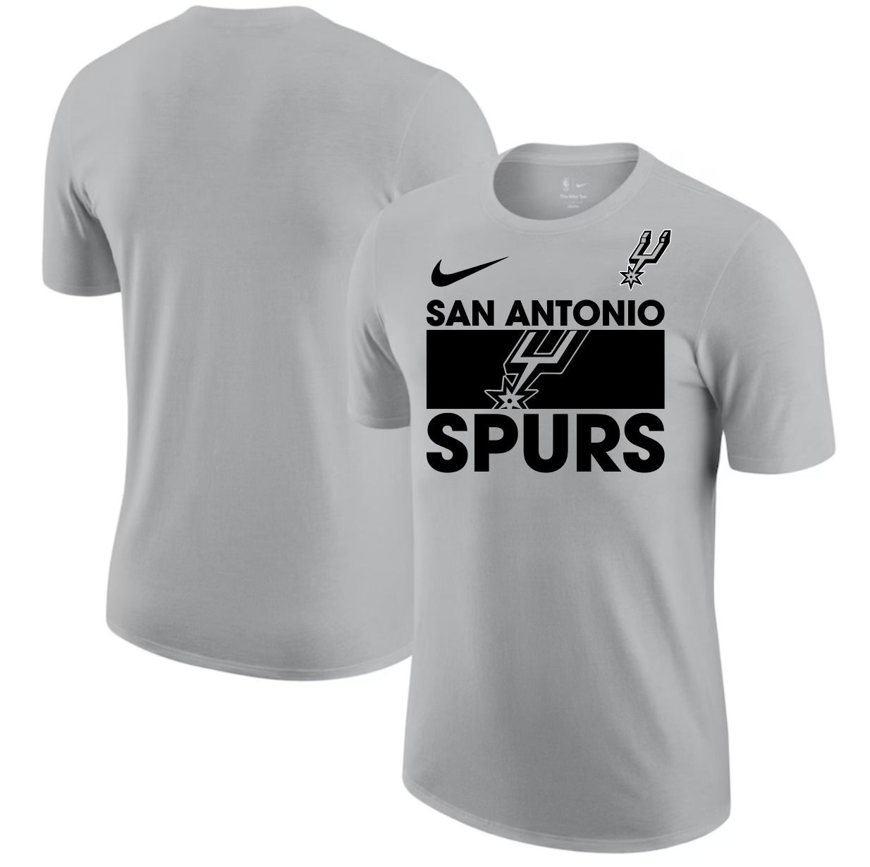 Men 2025 NBA San Antonio Spurs White Nike T shirts style 1->nba t-shirts->Sports Accessory